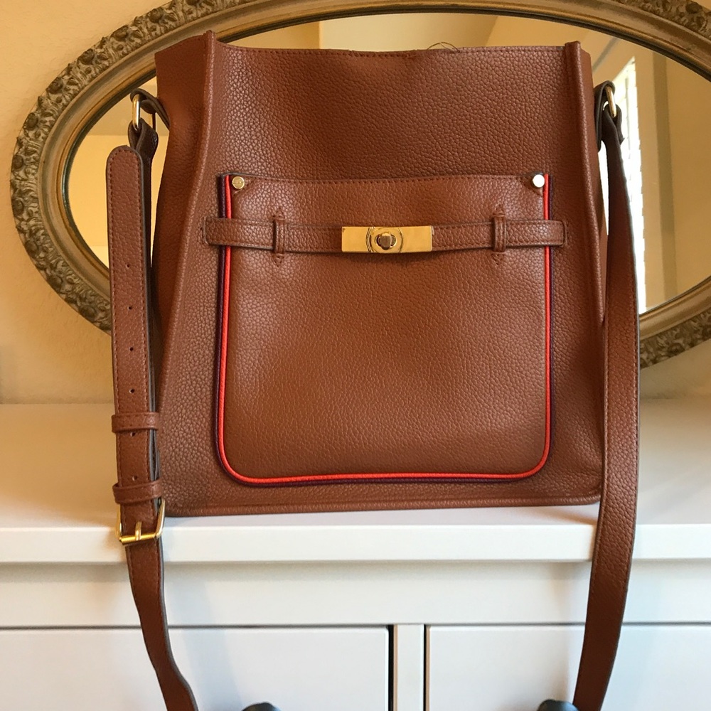 Faux Pebbled Leather Cross Body